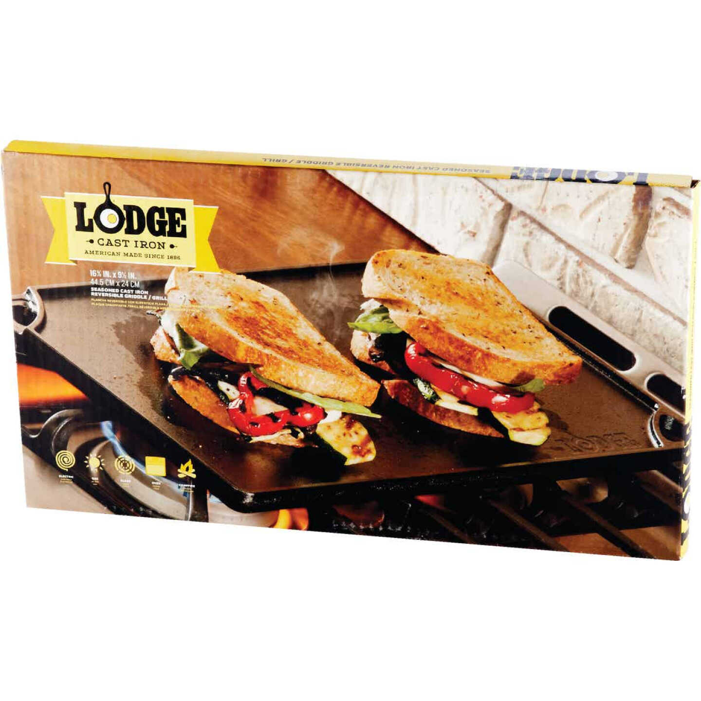 Lodge 9.5 In. x 16.75 In. Cast Iron Griddle Grill - Dunham's