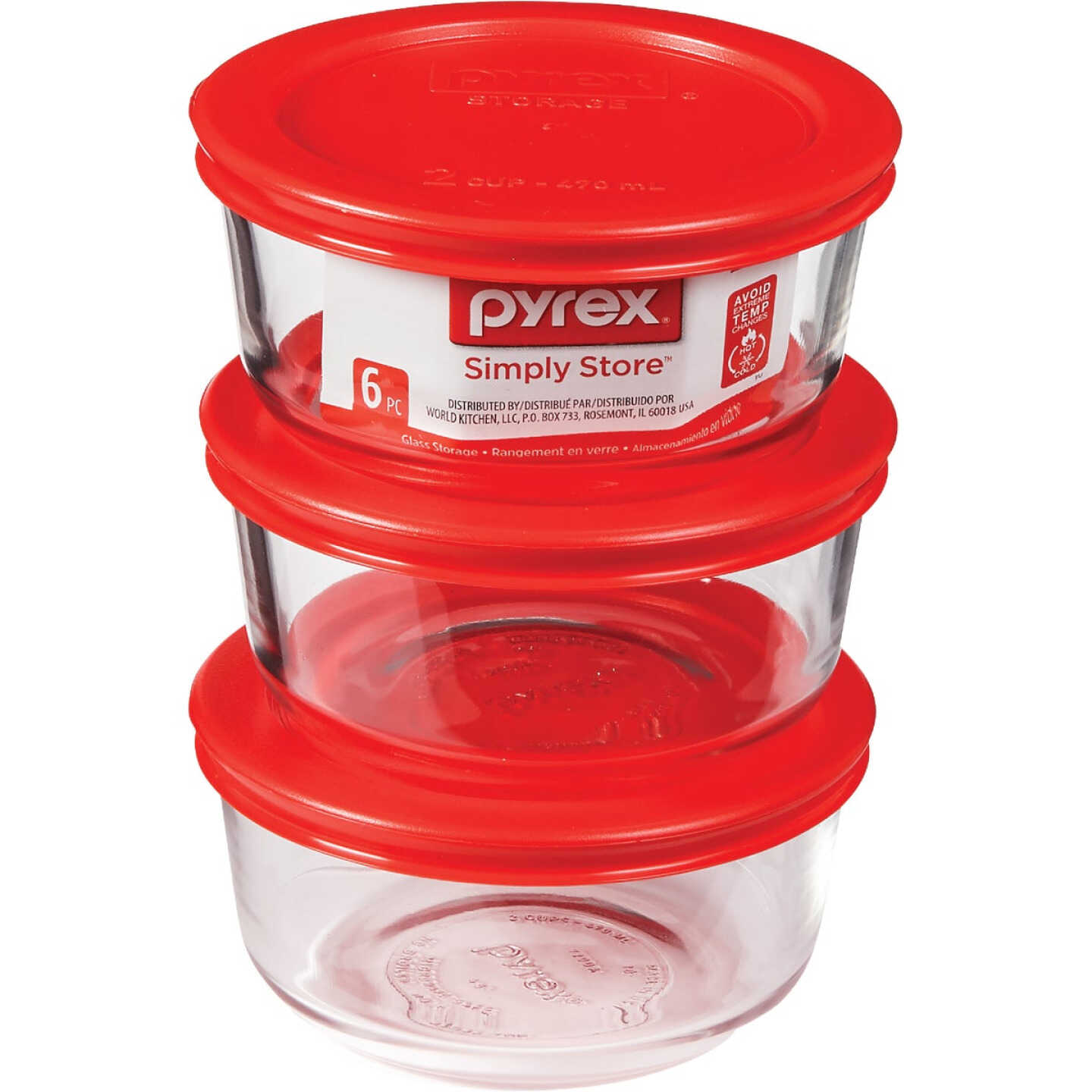 Pyrex Simply Store 6-Cup Rectangle Glass Storage Container with Lid -  Dunham's
