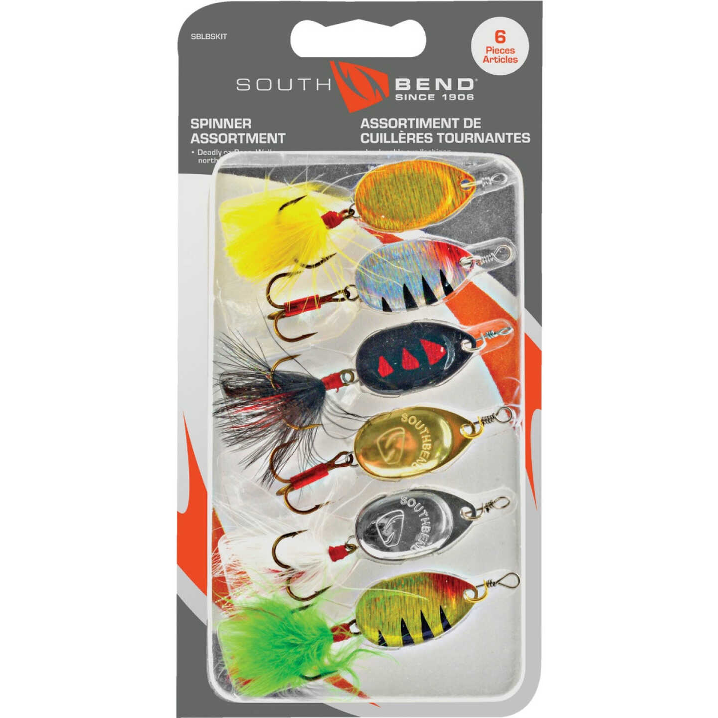 SouthBend 6-Piece Spinner Fishing Lure Kit - Dunham's